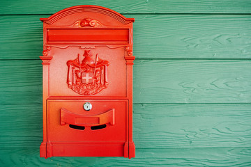 Decorative Red Post Box