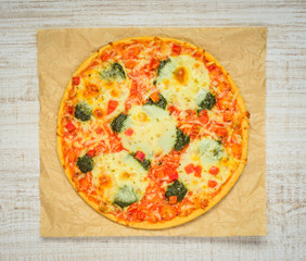 Italian Baked Pizza with Cheese