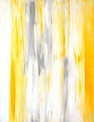 Fototapety  Szare i żółte malarstwo abstrakcyjne