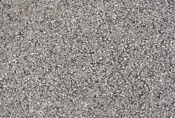 Asphalt pavement of biking and jogging track close up texture