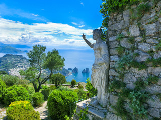 Capri, Italy - Beautiful view on the Island,