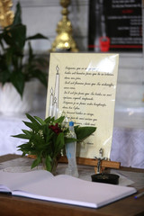 Livre de recueil. Messages liturgiques. / Collection book. Liturgical messages.