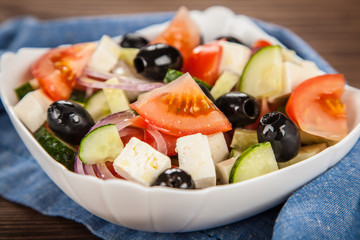 Delicious greek salad