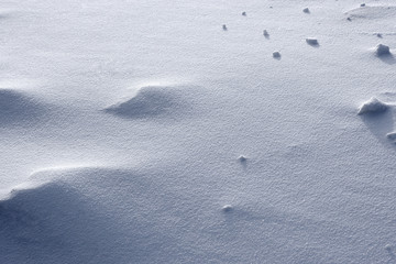 Winter snow pattern