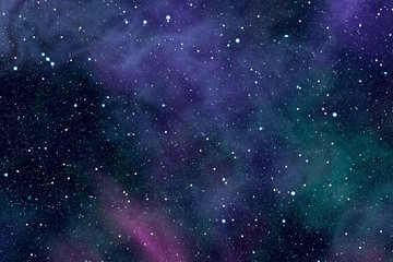 Fototapeta na wymiar Space nebula stars