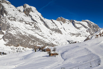 Fototapeta na wymiar Station de ski - Grand Bornand