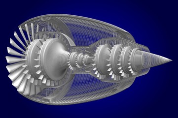3D jet engine
