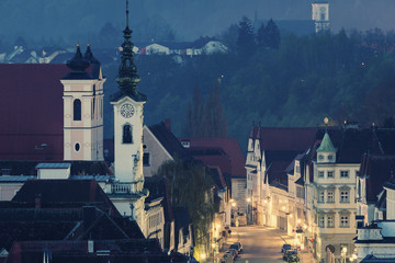 Fototapeta na wymiar Steyr panorama