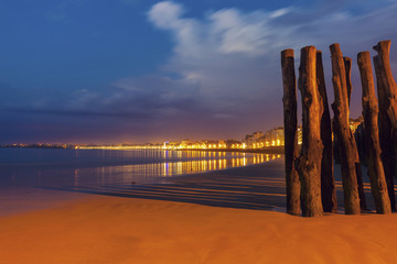 Breakwater in St-Malo