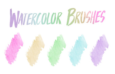 Watercolor brushes
