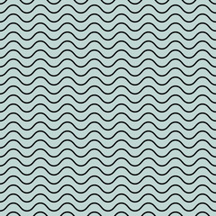 Vector seamless abstract pattern, waves