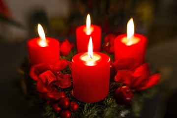 Adventskranz, advent wreath