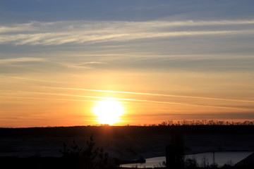 закат солнца