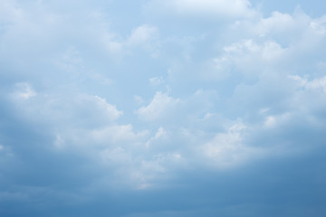 blue sky with clouds 