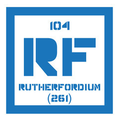 Rutherfordium chemical element