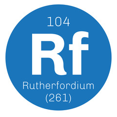 Rutherfordium chemical element