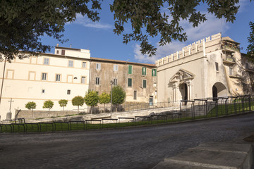 Naklejka premium Porta del sole, Palestrina vicino Roma