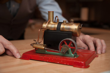 Static Steam Engine Model
