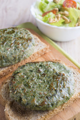 Burguer of spinach
