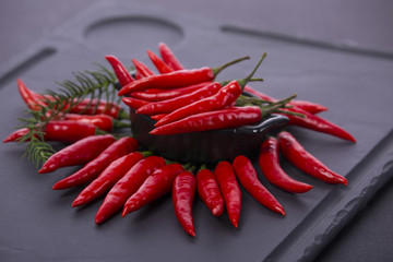 Red Hot Chili Peppers over black