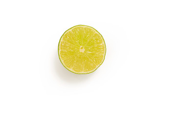 Cutout of a Lime Slice