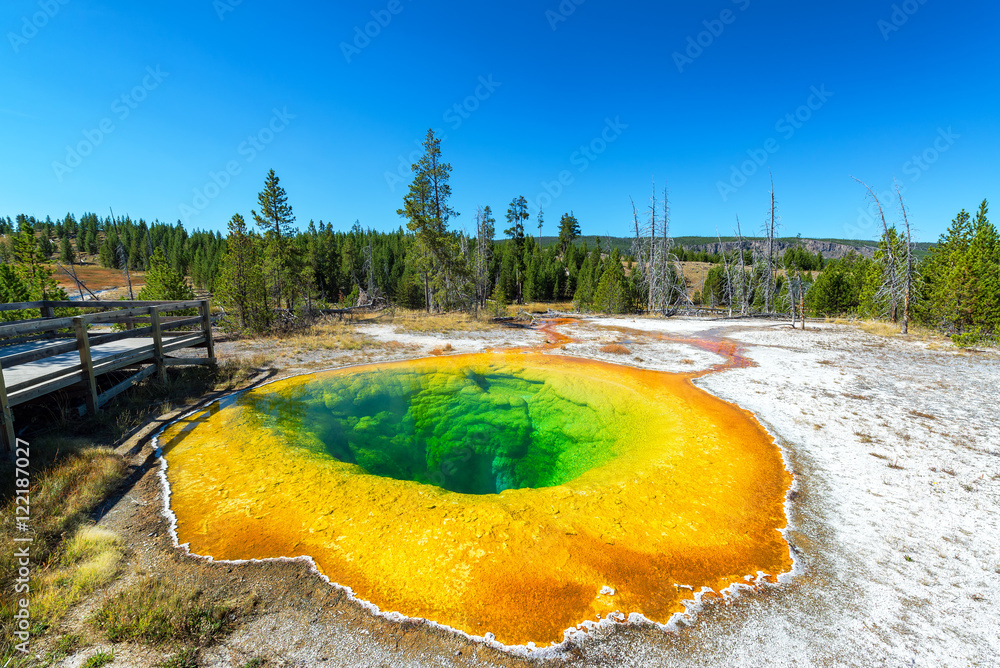 Canvas Prints Morning Glory Pool Wide Angle