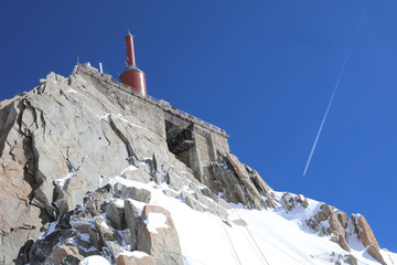 Aiguille de Midi. Chamonix. Frankreich 