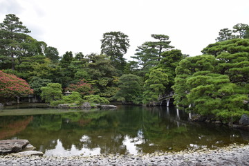 Fototapeta na wymiar 京都　京都御所の庭園 
