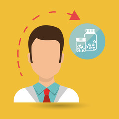 doctor heath service vector illustration eps 10