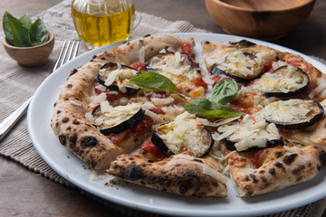 Sliced pizza gourmet