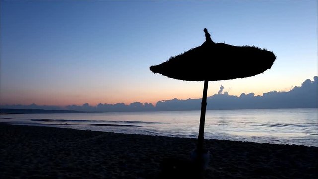 Dawn on the Mediterranean time lapse 