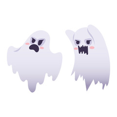 Ghost vector characters isolated