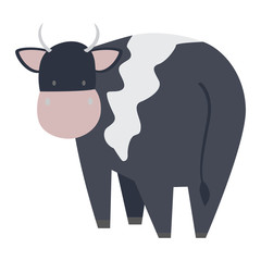 Cartoon cow character