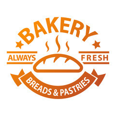 Fototapeta premium Bakery badge and logo icon