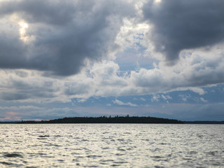 Clouds over Lake Winnipeg, Riverton, Hecla Grindstone Provincial