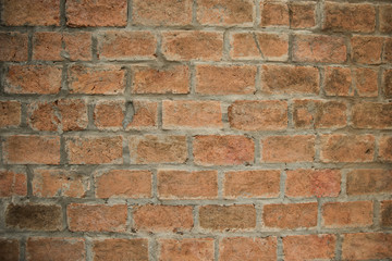 Old brick wall vintage background