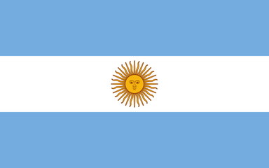 Flag of Argentina Horizontal