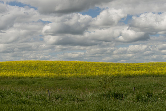 Clouds Over A Prairie Landscape, Lake Audy Campground, Riding Mo