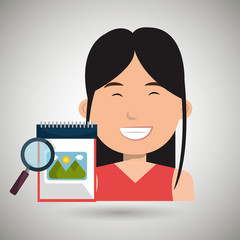woman images album search vector illustration esp 10