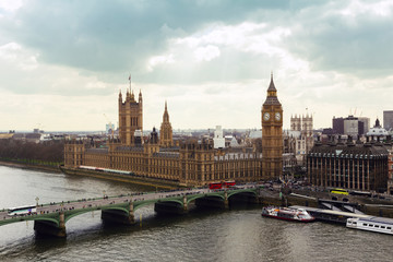 Fototapeta premium Big Ben i Houses of Parliament w Londynie