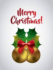 happy merry christmas decorative icon vector illustration design