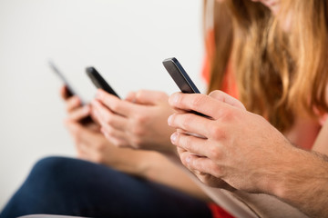 People Using Mobile Phone