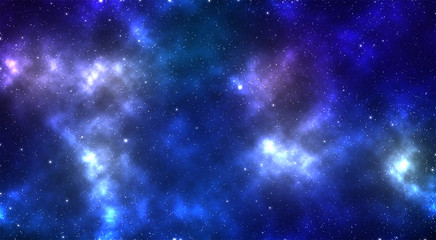 Fototapeta premium Space of night sky.