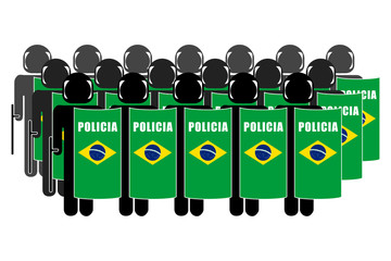 Brazilian Riot Police