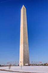 Washington Monument in the Winter