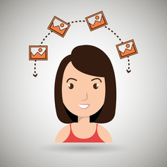 woman images gallery photos vector illustration eps 10