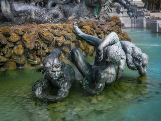 Monument to the Girondins in Place des Quincones Bordeaux