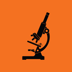 Icon of chemistry microscope