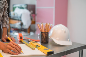 Engineer Planning Project With CNC Machinery 