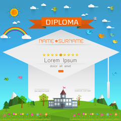 Certificate kids diploma